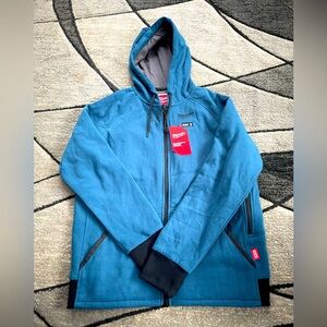 Milwaukee Blue Zip-Up Hoodie